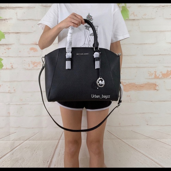 michael kors ciara large top zip satchel